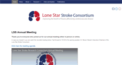 Desktop Screenshot of lonestarstroke.com