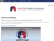 Tablet Screenshot of lonestarstroke.com